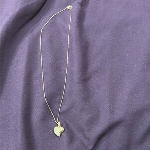 Gold Heart Pendant Necklace